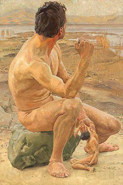 Otto Greiner Prometheus. France oil painting art